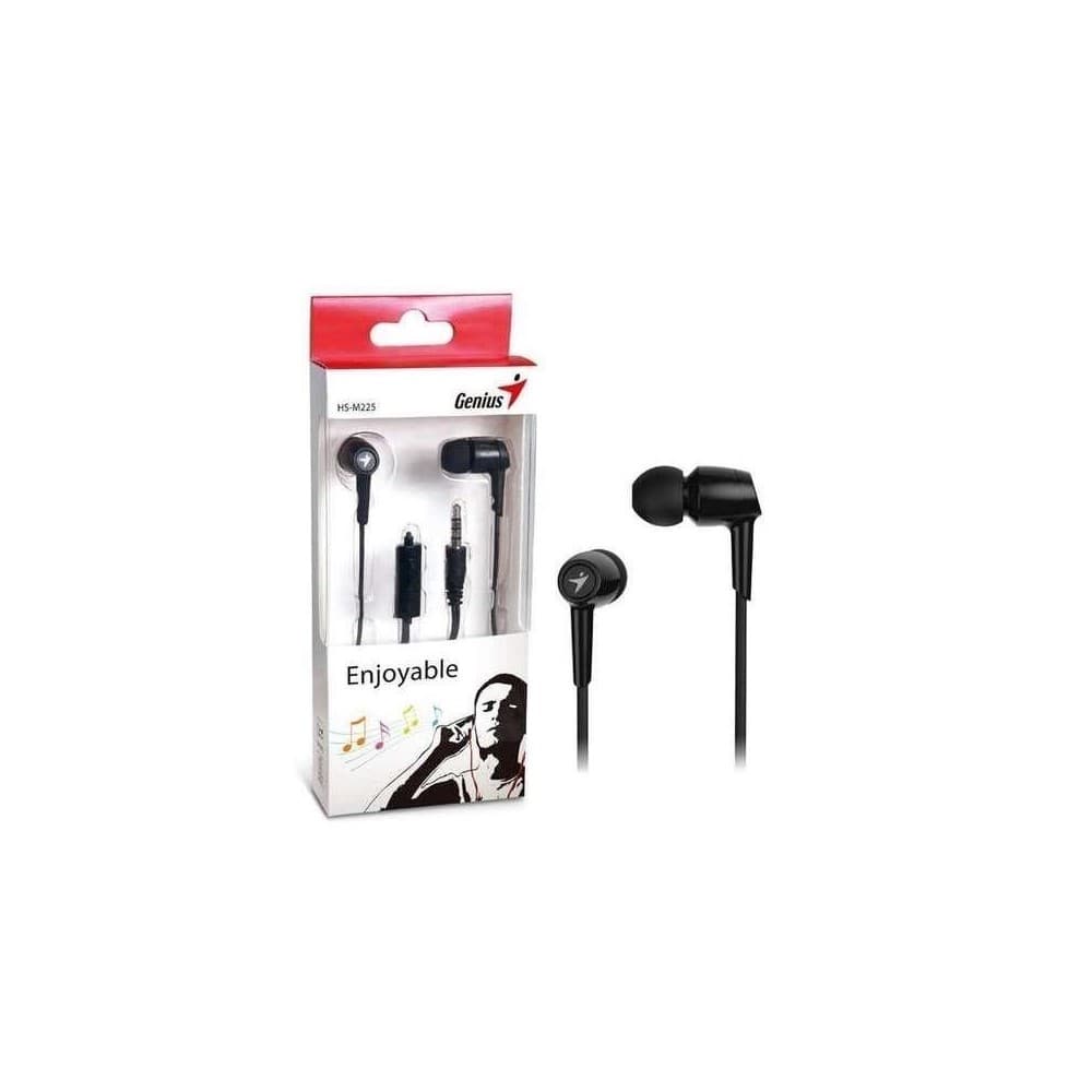 GENIUS Audifono Genius HS M225 Negro (in ear) Manos libres