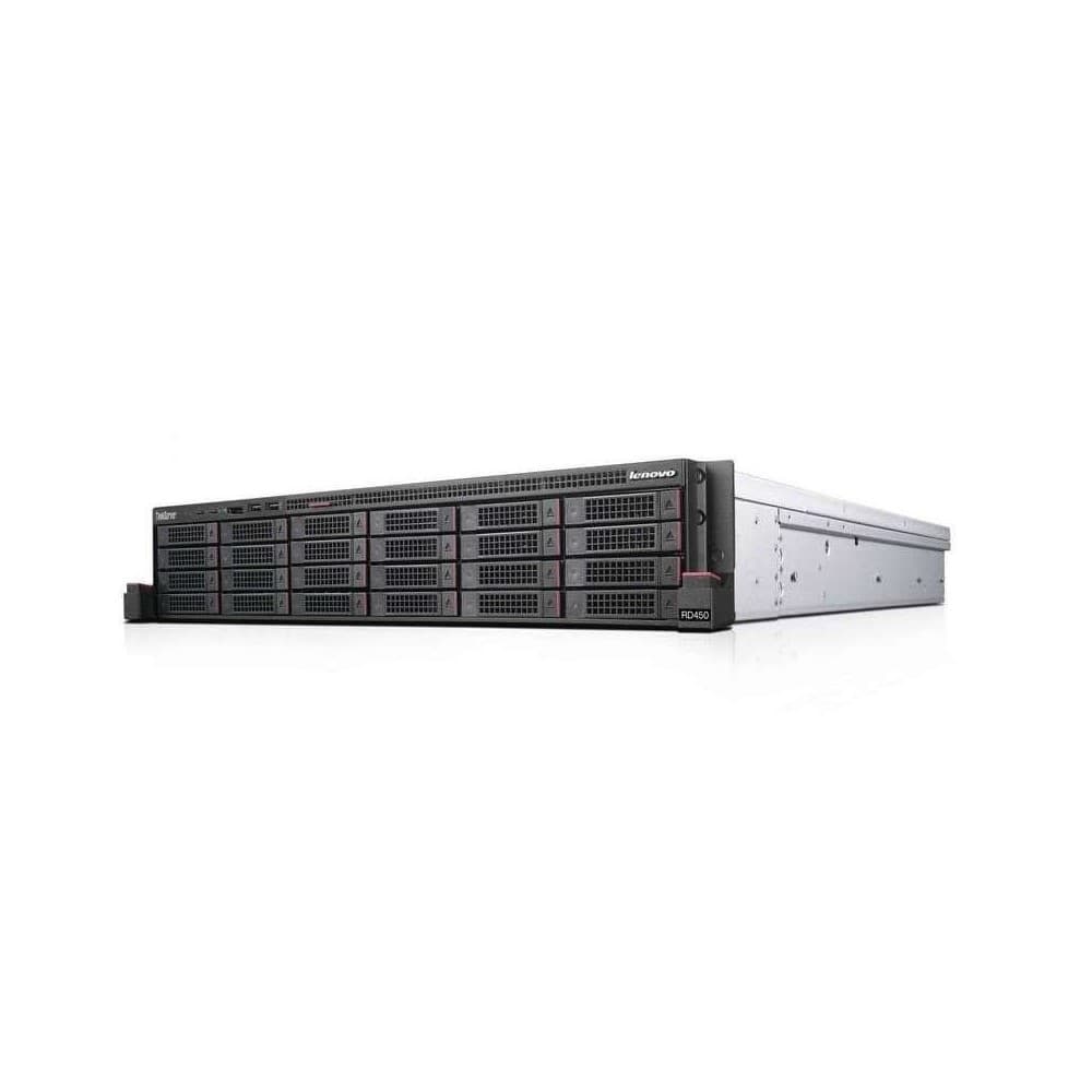 LENOVO SERVIDORES Servidor ThinkServer Lenovo RD450, Procesador E5-2609v4, Cores 8C, Memoria 16GB Ram, Discos 2 X 2TB