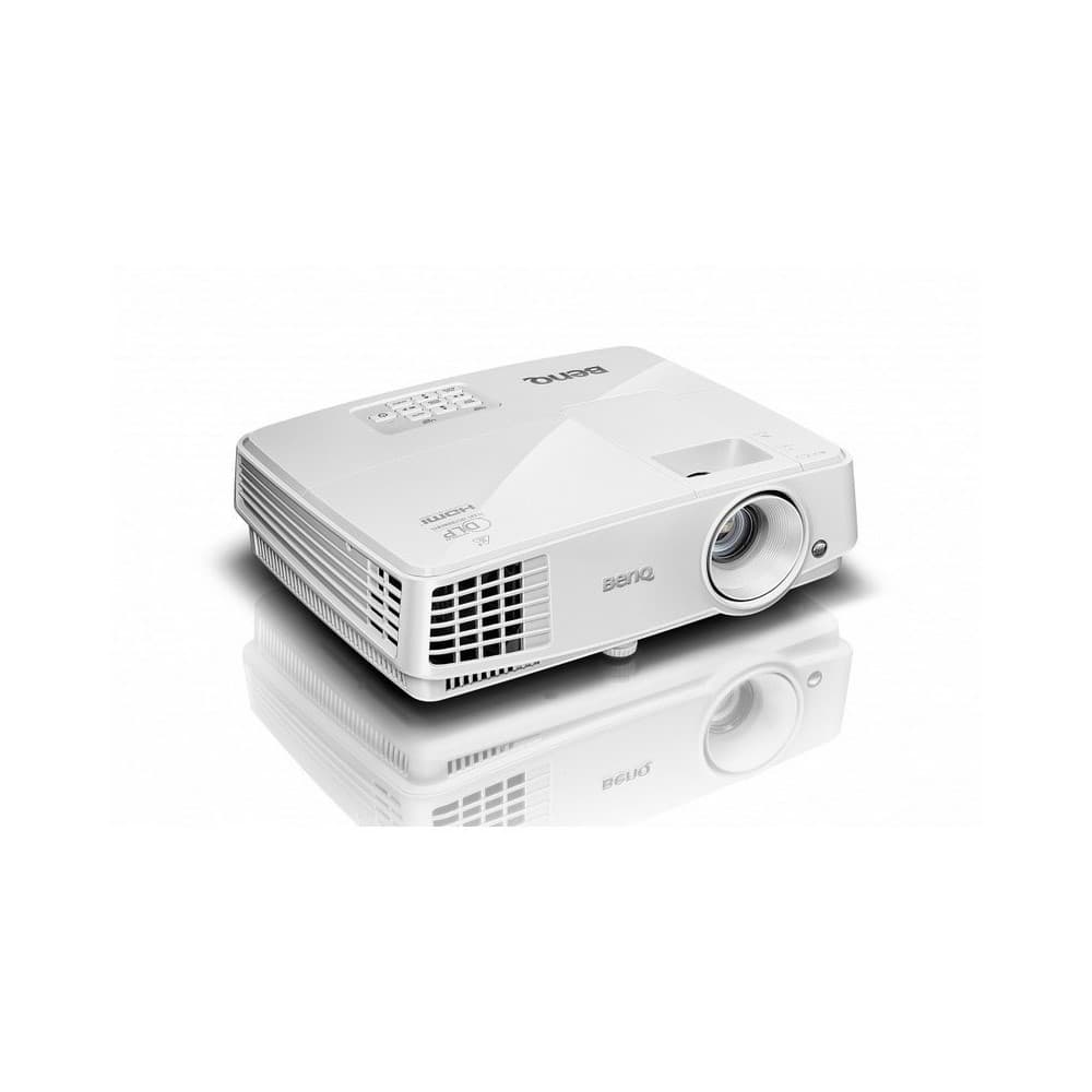 BENQ Video Proyector BenQ MS527 SVGA (800x600),Regular, 196 Watts, 3300 Lúmenes, Color Blanco.