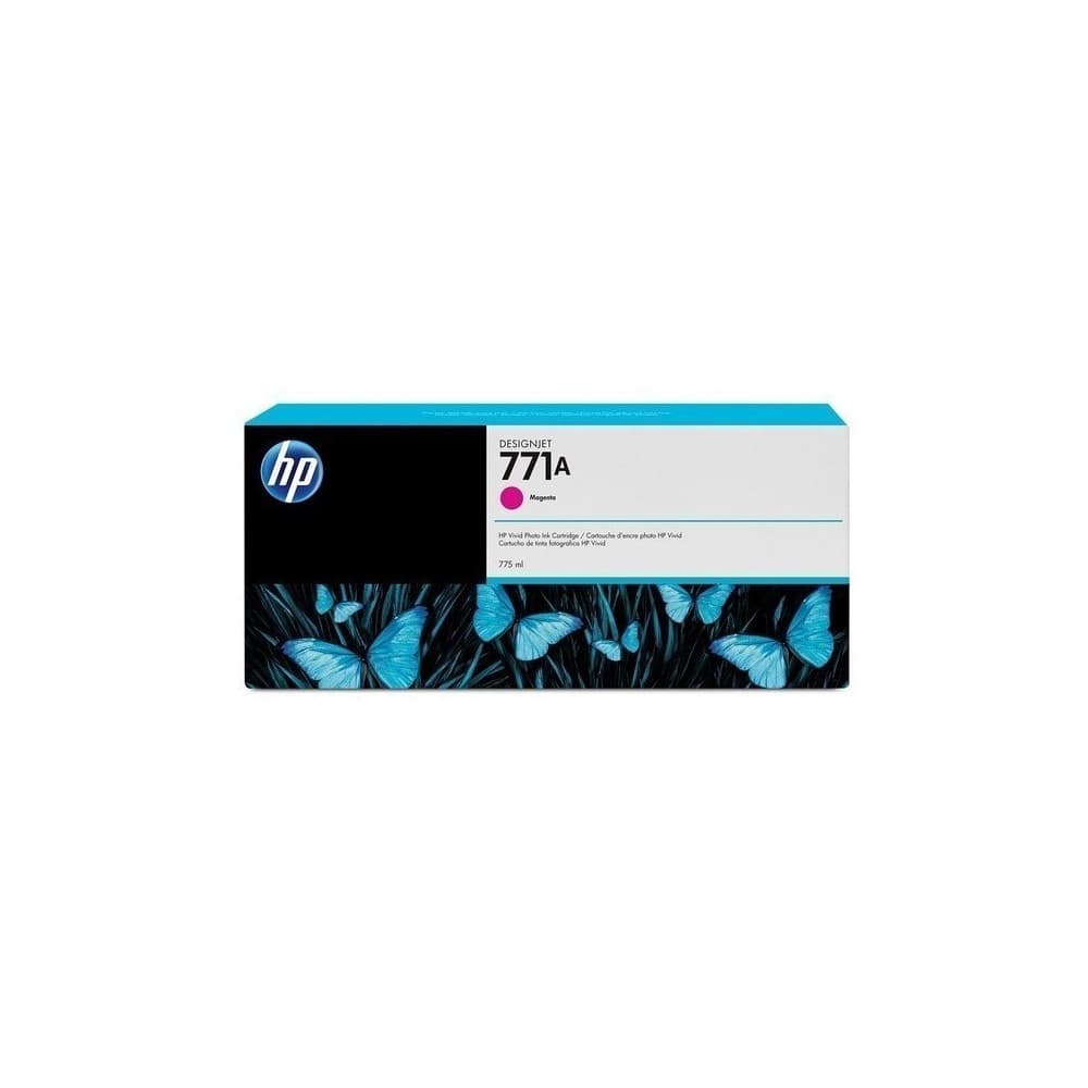 HPIMPGRANFORMATO CARTUCHO DE TINTA HP # 771 MAGENTA DESIGNJET Z6200/Z6800 775