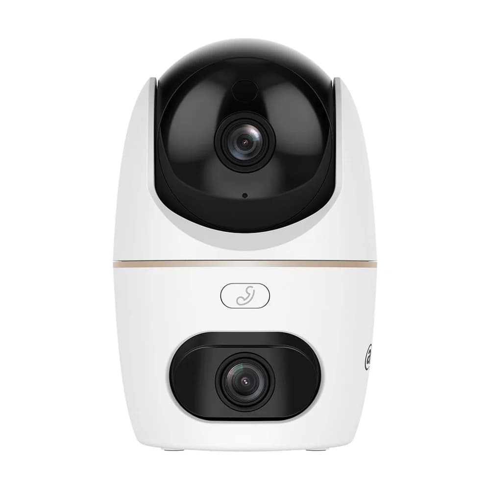 DAHUANEW Cámara Dahua Wifi Doble lente / 3MP / PT / DWDR, IR hasta 30mts, AI Detección Humana y Mascotas, / Doble IR, Patrullas (Preset Patrol) Autoseguimiento, Alarma por Sonido Anormal, Boton de Llamada, WIFI 6 Boble banda - 2.4GHz / 5.GHz, Audio vidireccional, Soporta Micro SD hasta 256GB, Gestion desde la App DMSS (Dahua)