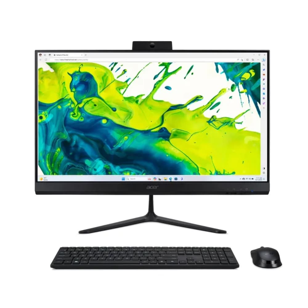 ACERPCSCONSUMO AIO Aspire C24-2G-LR17 ACER 23.8 8GB - Disco SSD 512GB FHD Ryzen 7 5825U AMD Radeon Teclado- Mouse W11 Home