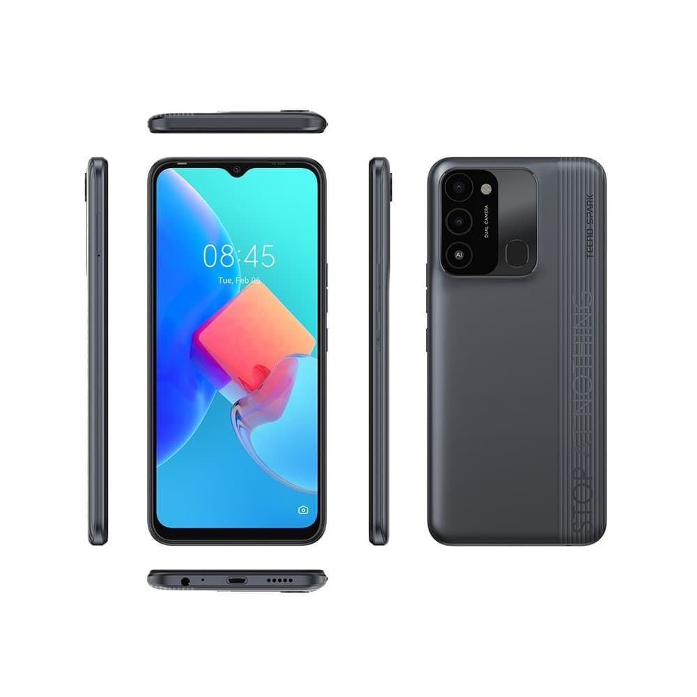 TECNO 4895180777660 - Celular Tecno Spark 8C 64GB/2GB Negro