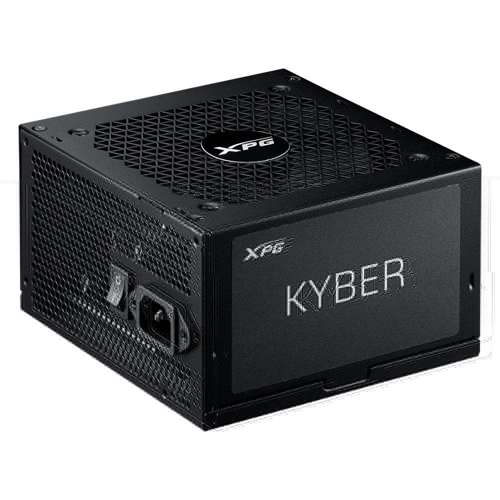ADATA-XPG XPG KYBER, Black, 80+, Gold, Non-Modular, 850W, ATX24x1, EPS 8x2, PCIE 6+2x6, MOLEXx2, Premium Capacitor,