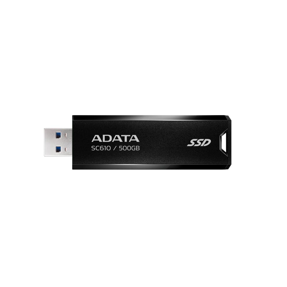 ADATA SSD EXTERNO MINI NEGRO C610 500GB TIPO USB