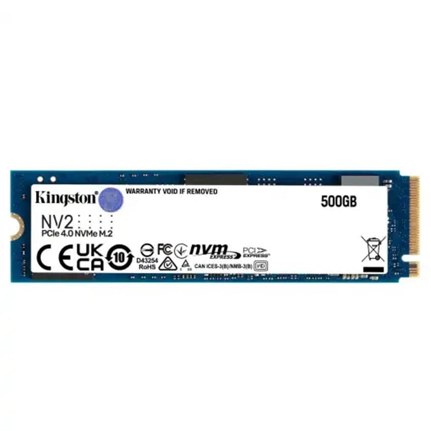 KINGSTON DIGITAL Unidad de estado solido ssd kingston NV2 500GB M.2 PCIe NVMe