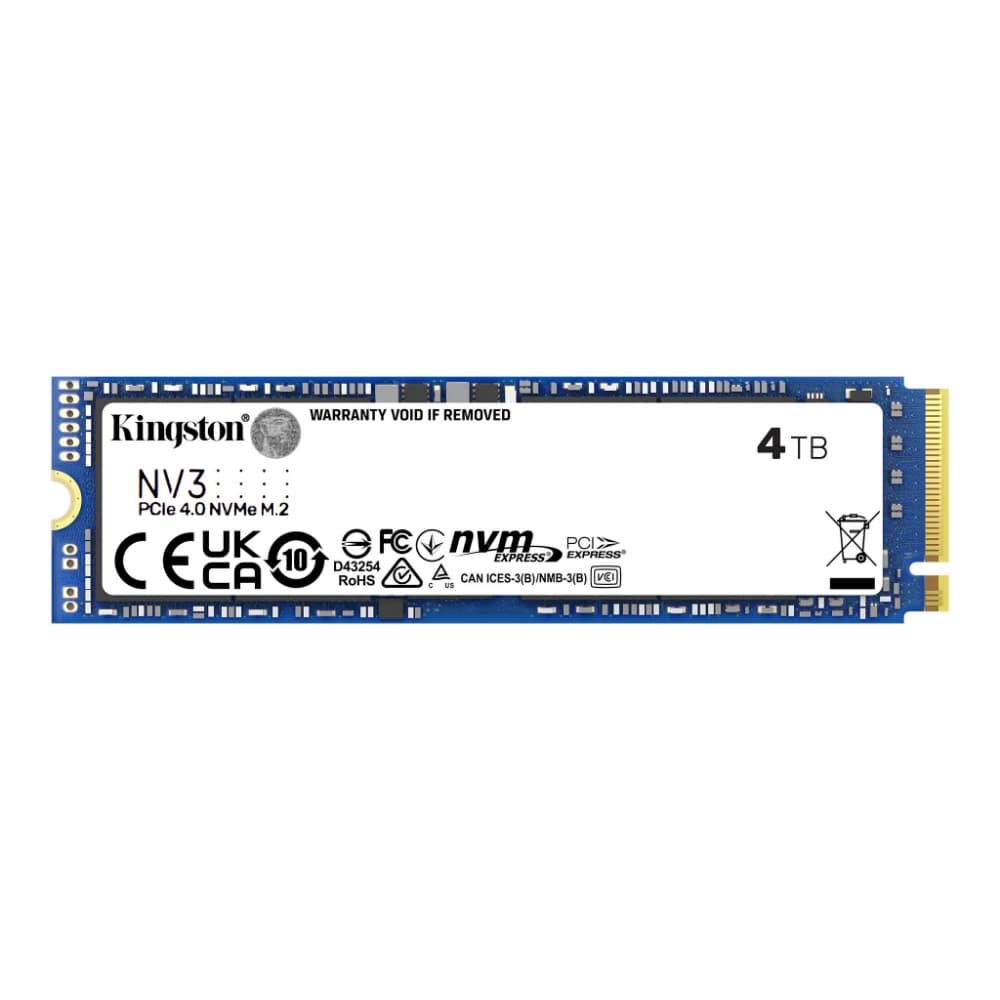 KINGSTON DIGITAL Unidad de estado solido ssd kingston 4000G NV3 M.2 2280 PCIe 4.0 NVMe