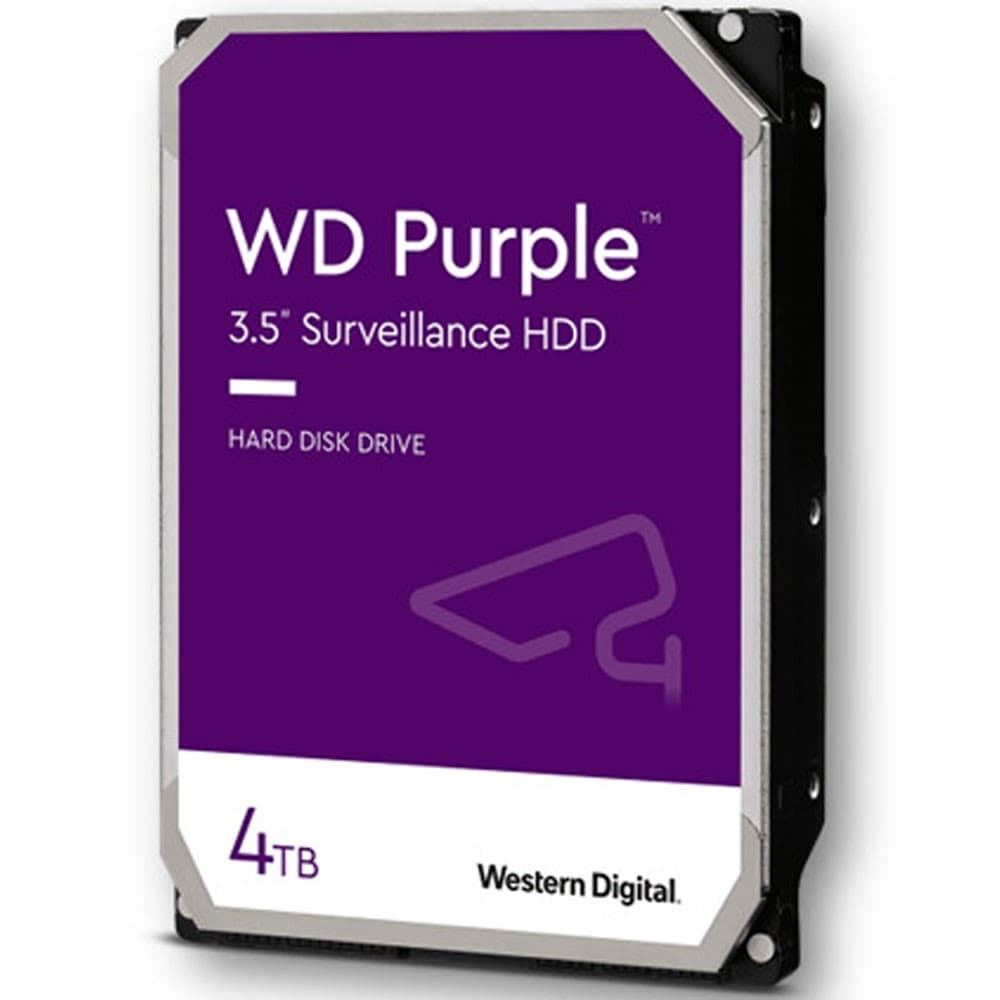 WESTERN DIGITAL Disco Duro WESTER DIGITAL Para Videovigilancia 4TB COLOR Negro